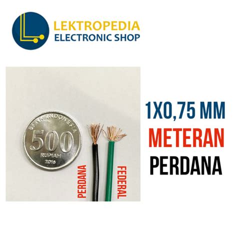 Jual Kabel METERAN 1x0 75 Mm PERDANA NYAF Serabut 1x0 75 1 X 0 75 0 75