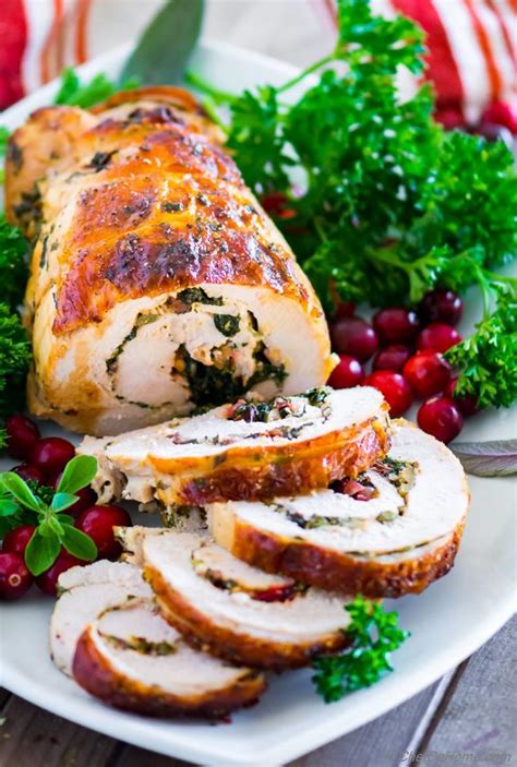 Stuffed Turkey Breast Recipe | ChefDeHome.com