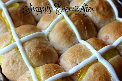Snappily Ever After Hot Cross Buns With Lemon Curd And Glaze
