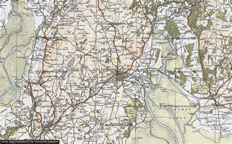 Historic Ordnance Survey Map of Ulverston, 1925