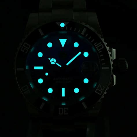 San Martin Sn G V Mop Submariner Water Ghost Automatic Stainless