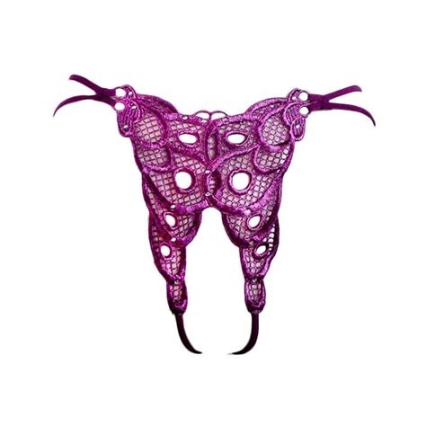 Promo Jakarta Lingerie LG D Open Crotch Sexy G String Purple Diskon Di Seller Jakarta