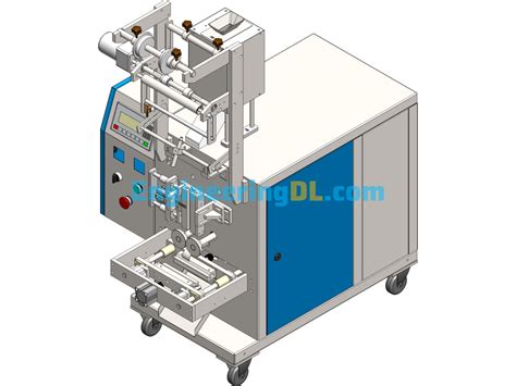 Screw Bagging Plastic Sealing Machine Solidworks 3d Exported