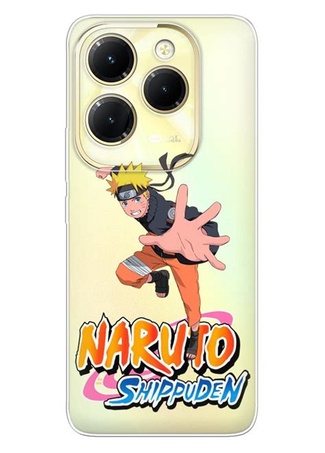 Чехол для Infinix Hot Pro из прозрачного силикона Naruto Shippuden Logo