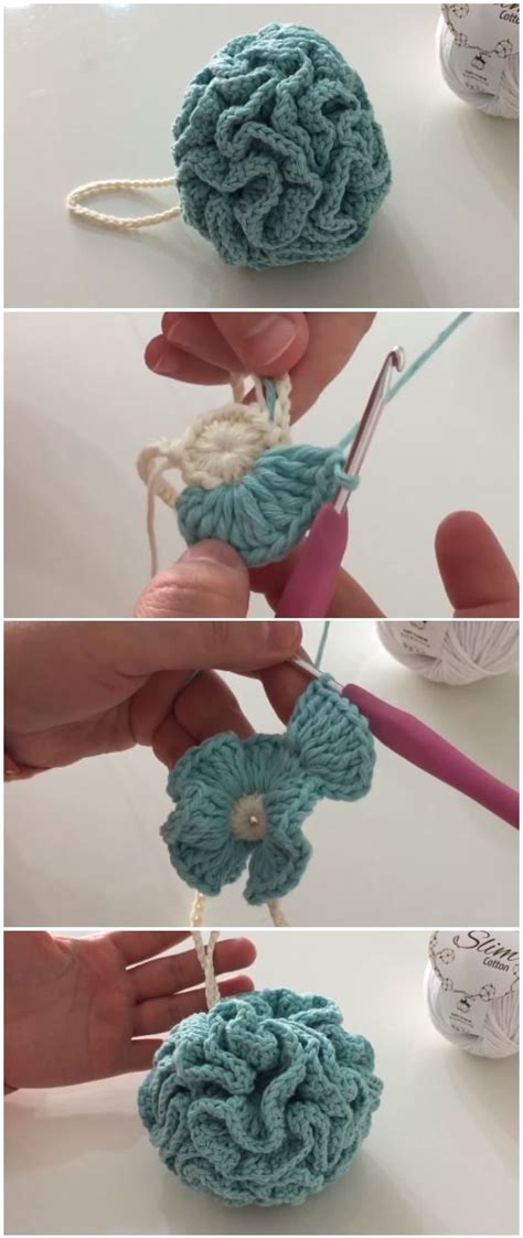 Crochet Easy Beautiful Pom Pom Ilove Crochet