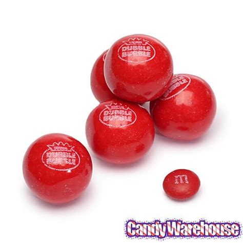 Dubble Bubble Hot Chew Cinnamon Inch Gumballs Piece Case