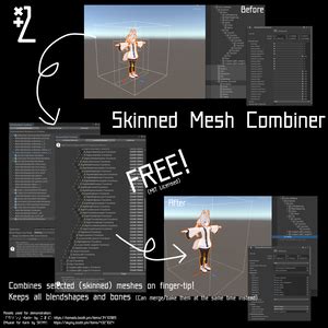 Free Skinned Mesh Combiner