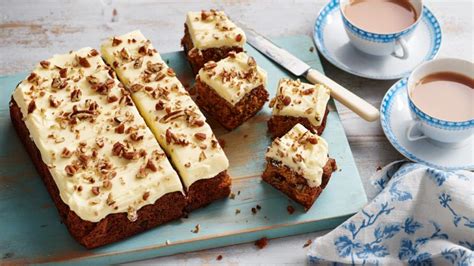 Carrot And Sultana Cake With Creamy Orange Frosting Recipe Bbc Food