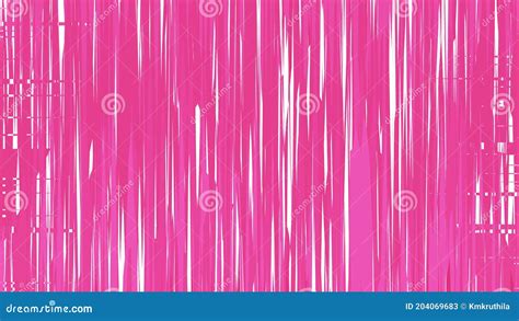 Pink And White Vertical Lines And Stripes Background Stock Illustration