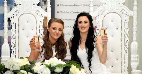 First Same Sex Marriage In Northern Ireland Takes Place Between Robyn Peoples And Sharni Edwards