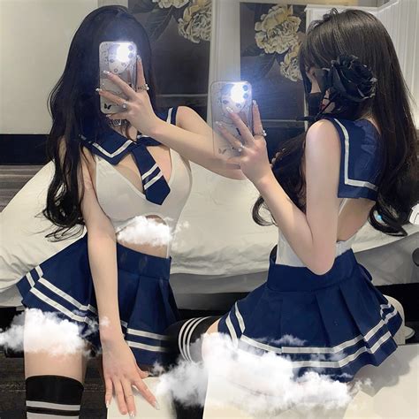 Jual Lingerie Baju Dinas Cosplay Sexy Hot Binal Kostum Lingeri Jepang Mini Rok Set A