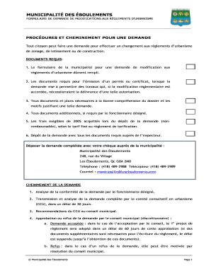 Remplissable En Ligne PROCDURES ET CHEMINEMENT POUR UNE DEMANDE Fax