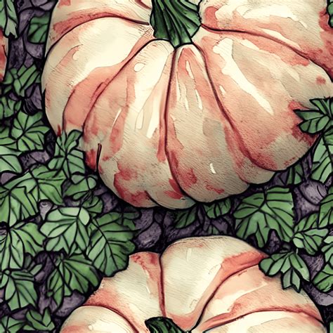 Cottagecore Style Pumpkin Pattern Creative Fabrica