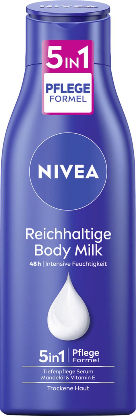 Nivea Reichhaltige Body Milch 5in1 Tiefenpflege Serum 48h 250ML Von