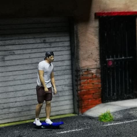 Jual Figure Skater Main Skateboard Tipe Diorama Miniatur Hot Wheels Unpainted Shopee