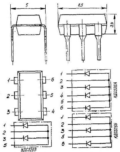 Импульсные диодные сборки КД903 — КДС526 | Электрические схемы