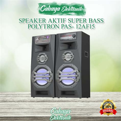 Jual SPEAKER AKTIF POLYTRON PAS 12AF15 BA ORIGINAL GARANSI RESMI