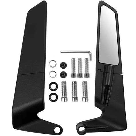 Espejos Tipo Alerón para Moto Naked Deportivos y Aerodinámicos bikerluxury