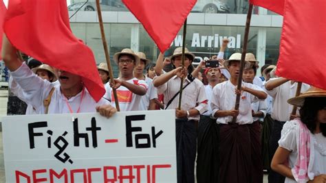 Myanmar Student Protest