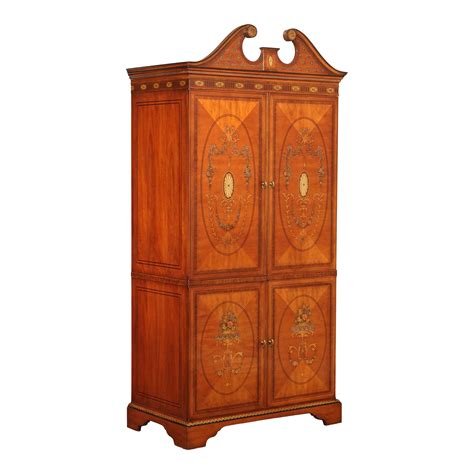 Drexel Heritage Devoncourt Adams Style Paint Decorated Armoire Chairish