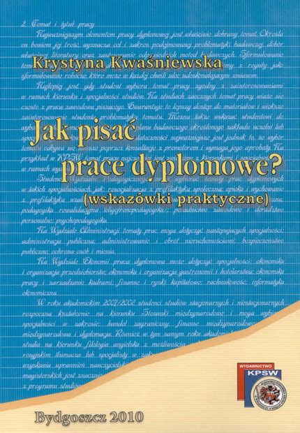 Akp Jak Pisa Prace Dyplomowe Wskaz Wki Praktyczne Wyd Iii