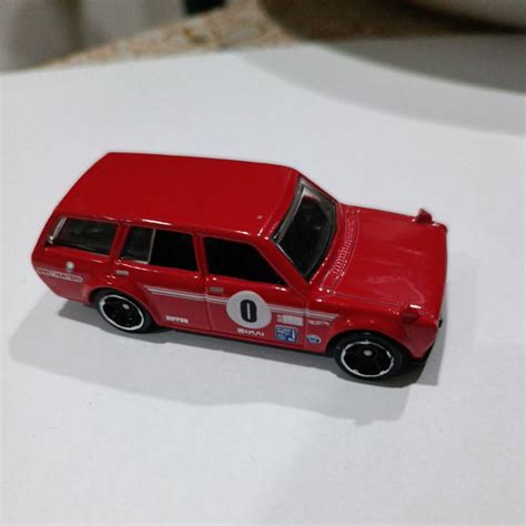 Hot Wheels Datsun Wagon Red Speed Hunters Shopee Malaysia
