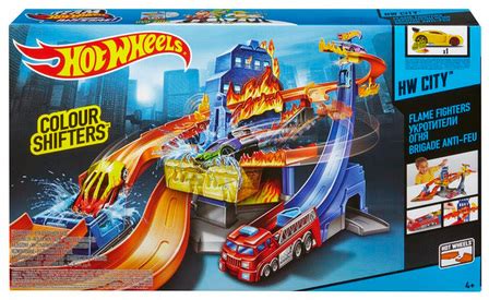 Hot Wheels Color Shifters Flame Fighters Play Set Shop Hot Wheels Cars Trucks Race Tracks