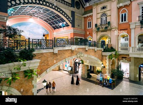 Italian Themed Mercato Shopping Mall In Dubai United Arab Emirates