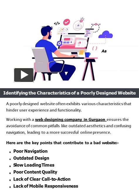 PPT Identifying The Characteristics Of A Poorly Designed Website