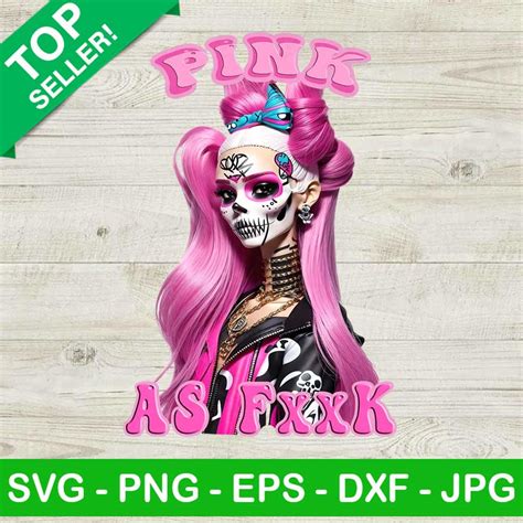 Halloween Barbie Pink As Fuck PNG Barbie Horror Sublimation Transfer PNG Movie Transfer PNG