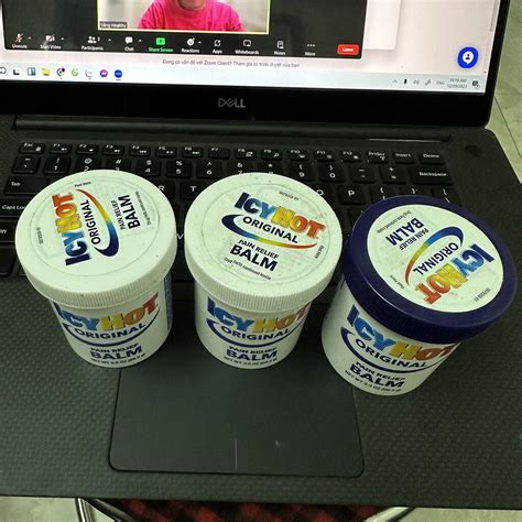 Dầu xoa bóp giảm đau icy hot original pain relief balm 99 2g End 22h5 ngày 29 12 23 CÁC