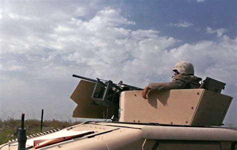 Manning The 50 Caliber Machine Gun Sgt Bryce F Catlett PICRYL