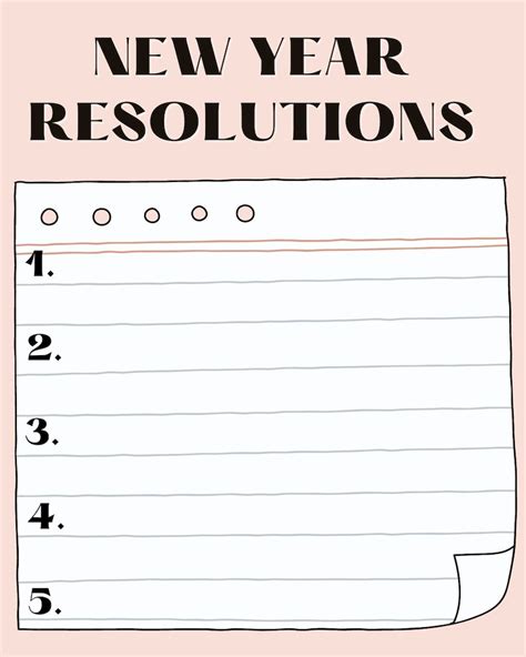 New Years Resolution Print Etsy Canada