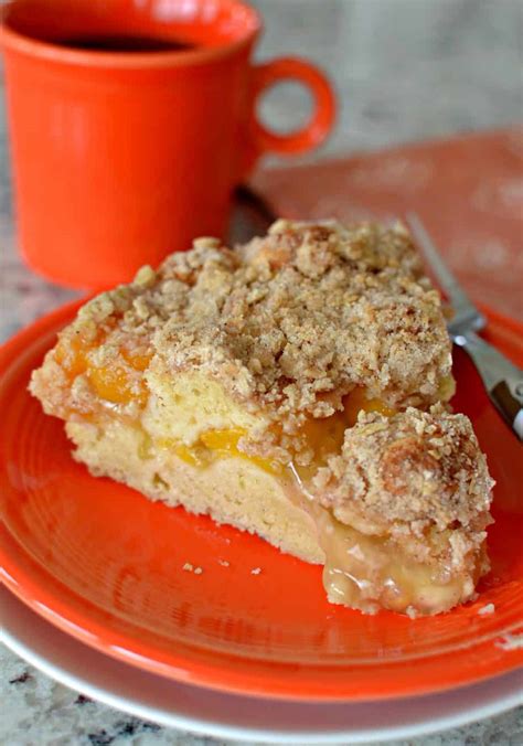 Peach Coffee Cake Recipe Small Town Woman
