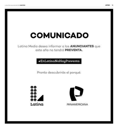 La Preventa Disruptiva De Latina Tv Y Una Reflexi N Blogs Gesti N