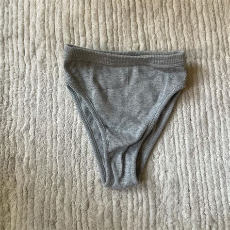 Womens Grey Panties Depop