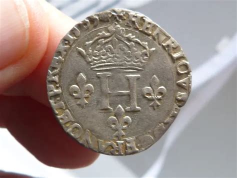 RARE DOUBLE SOL parisis d Henri III du 2ème type 1583 Aix EUR 88 00