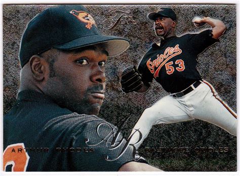 Flair Arthur Rhodes Baseball Card Baltimore Orioles