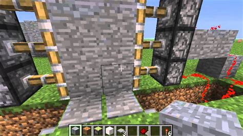 Como Hacer Una Puerta Automatica En Minecraft YouTube