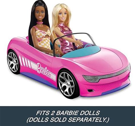 Hot Wheels Barbie Rc Toy Car Remote Control Pink Convertible Can Hold Barbie Fashion Dolls