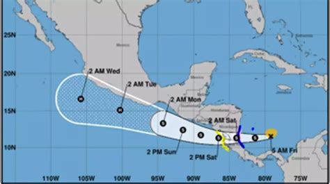 Potencial Cicl Nico Dos A Punto De Ser Tormenta Tropical Camino A