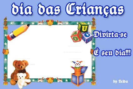 Delicada e Abusada Moldura Png dia das crianças