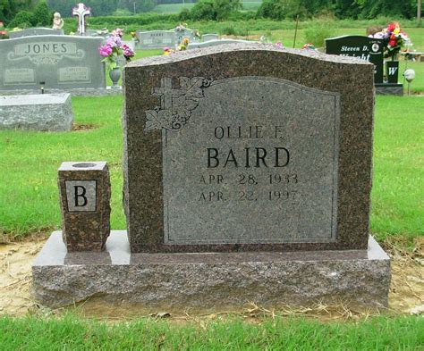 Ollie Fay Baird 1933 1997 Find A Grave Memorial