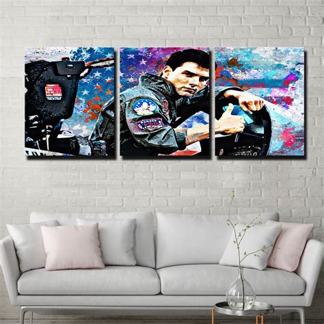 Top Gun Canvas Set Legendary Wall Art