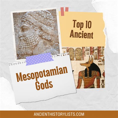 Top 10 Ancient Mesopotamian Gods