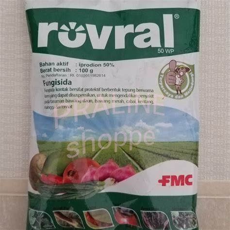 Jual FMC Rovral 50 WP 100 Gram Fungisida Anti Jamur Kontak Tanaman