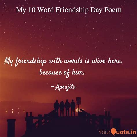 My Friendship With Words Quotes Writings By Prachi Pandey