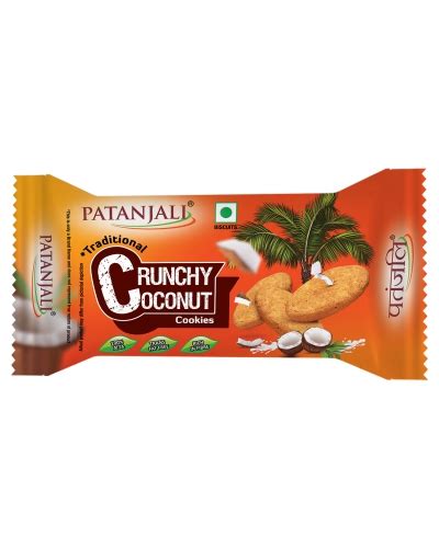 Patanjali Crunchy Coconut Cookies 40 Gm Buy Online