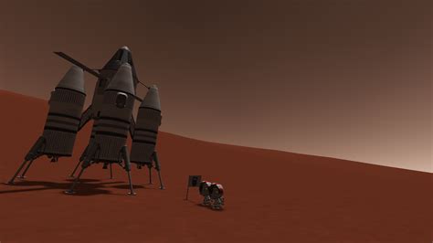 First Successful Crewed Duna Landing R Kerbalspaceprogram