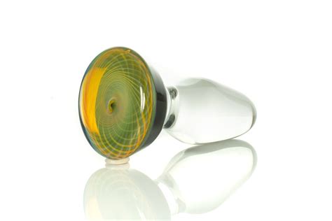 Mandala Pattern Glass Sex Toy Anal Glass Butt Plug Etsy